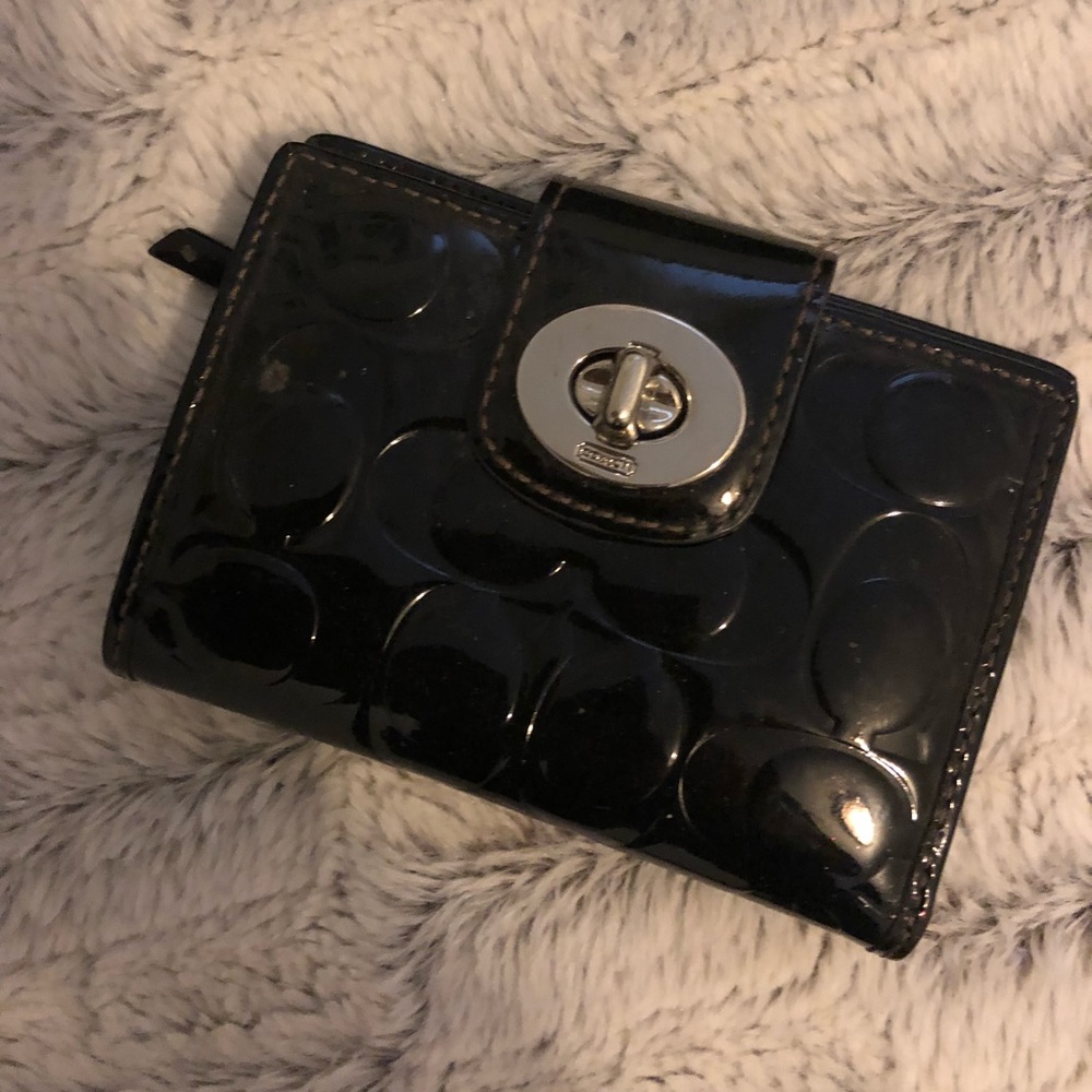 Authentic Black Coach Wallet